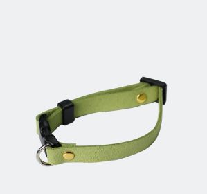 Pet Supplies Pet Cat Dog Accessories Bow Collar Diy Collar Korean Velvet Adjustable (Option: Light Green-S)