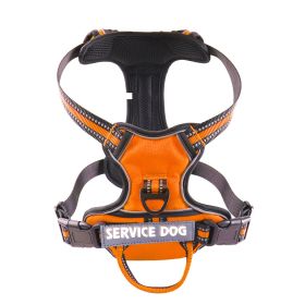 Oxford Cloth Strap Personalized Dog Back (Option: Orange-L)